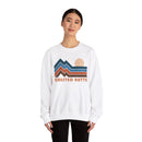 Crested Butte, Colorado Sweatshirt Retro Mountains, Crested Butte Unisex Graphic Crewneck-9