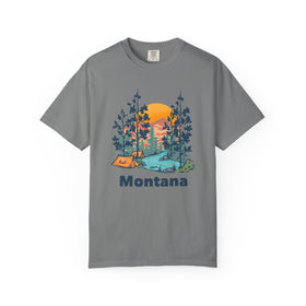 Buy grey Montana Graphic Tee, Comfort Colors Retro Unisex T shirt