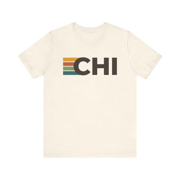 Chicago, Illinois tee - CHI t shirt retro stripes