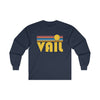 Vail, Colorado Long Sleeve Shirt - Retro Unisex Shirt