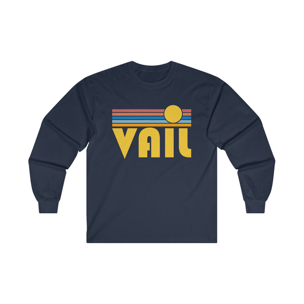 Vail, Colorado Long Sleeve Shirt - Retro Unisex Shirt