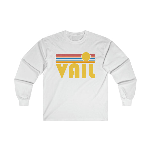 Vail, Colorado Long Sleeve Shirt - Retro Unisex Shirt