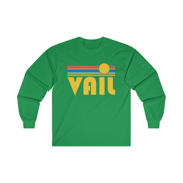 Vail, Colorado Long Sleeve Shirt - Retro Unisex Shirt
