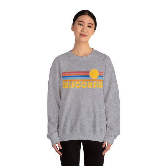 Copy of Copy of Wisconsin Sweatshirt - Retro Sunrise Unisex