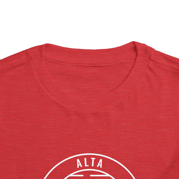 Alta, Utah Toddler T-Shirt - Retro Mountain Toddler Alta Shirt