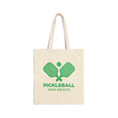 New Mexico Cotton Canvas Pickleball New Mexico Tote Bag-1
