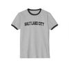 Salt Lake City, Utah Cotton Ringer Graphic Tee - Unisex Salt Lake City T Shirt, Vintage Style Tee, Men's/Women's Tee