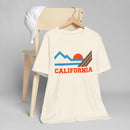California Retro Mountains Sunset T-Shirt | Vintage California Tee-10