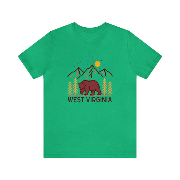 West Virginia T-Shirt - Retro Unisex West Virginia Shirt