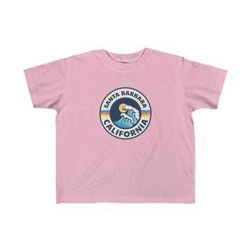 Buy pink Santa Barbara, California Toddler T-Shirt - Toddler Santa Barbara Shirt