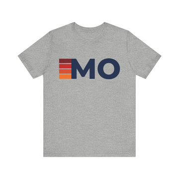 Buy athletic-heather Missouri Retro Stripes T-Shirt | Missouri State Tee