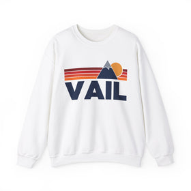 Vail, Colorado Sweatshirt Retro Mountains, Vail Unisex Crewneck, Vintage Cozy Jumper, Gift for Outdoor Lovers
