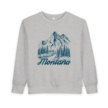 Montana Toddler Sweatshirt - Montana Toddler Crewneck Sweatshirt - 0