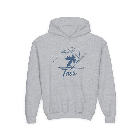 Taos, New Mexico Youth Hoodie - Snow Ski Kids Taos Hooded Sweatshirt