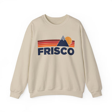 Frisco, Colorado Sweatshirt Retro Mountains, Frisco Unisex Crewneck, Vintage Cozy Jumper, Gift for Outdoor Lovers - 0