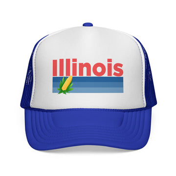 Buy royal Illinois Retro Corn and Farm Trucker Hat