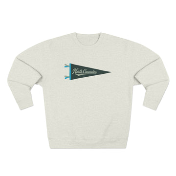 Buy oatmeal-heather Premium North Cascades National Park Crewneck Sweatshirt