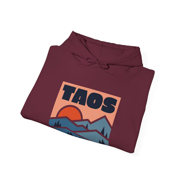 Taos, New Mexico Hoodie - Unisex Mountain Taos Hoodie Graphic Sweatshirt