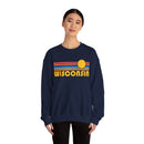 Copy of Copy of Wisconsin Sweatshirt - Retro Sunrise Unisex-15