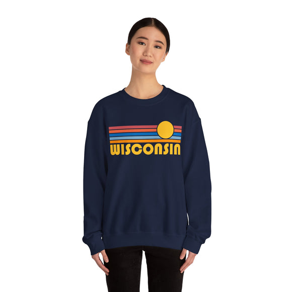 Copy of Copy of Wisconsin Sweatshirt - Retro Sunrise Unisex