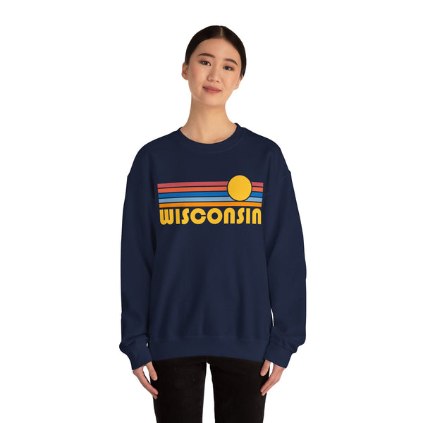 Copy of Copy of Wisconsin Sweatshirt - Retro Sunrise Unisex