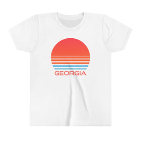 Georgia Youth Shirt - Retro 80s Georgia Kid's T-Shirt