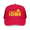 Iowa Retro Sunset Trucker Hat-4