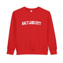 Salt Lake City, Utah Sweatshirt - Salt Lake City Toddler Crewneck Sweatshirt-6