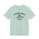 Steamboat Springs, Colorado Ski Babe T‑Shirt - Retro Skiing Graphic Tee-5
