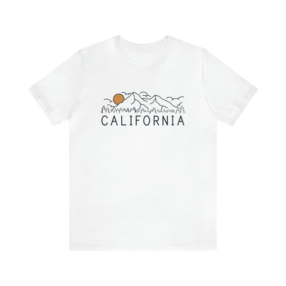 California T-Shirt - Retro Unisex California Shirt