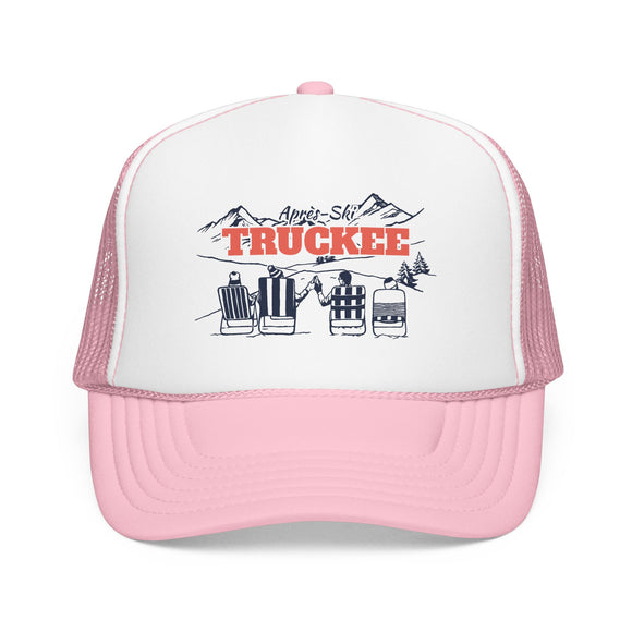 Truckee, California Après-ski Trucker Hat — Foam Mesh Cap