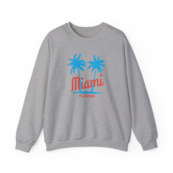 Miami, Florida Sweatshirt - Unisex Crewneck Miami Sweatshirt
