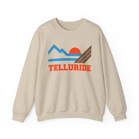 Telluride, Colorado Sweatshirt - Mountain Telluride Crewneck Sweatshirt - 0