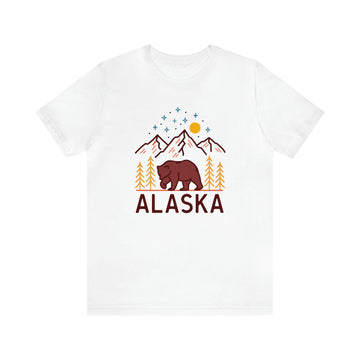 Buy white Alaska T-Shirt - Retro Unisex Alaska Shirt