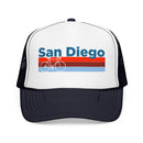 San Diego, California Trucker Hat - Foam San Diego Bike Cap-5
