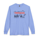 Truckee, California Après-ski Long Sleeve Shirt - Mountain Retro Skiing-3