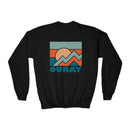 Ouray, Colorado Youth Sweatshirt - Unisex Kid's Ouray Crewneck Sweatshirt-2