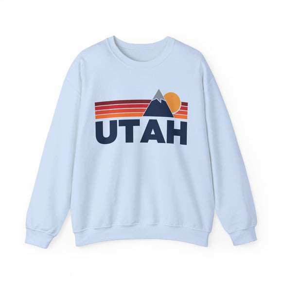 Utah Sweatshirt Retro Mountains, Utah Unisex Crewneck, Vintage Cozy Jumper, Gift for Outdoor Lovers