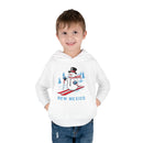 New Mexico Toddler Hoodie - Unisex Skiing Snowman New Mexico Sweatshirt-7