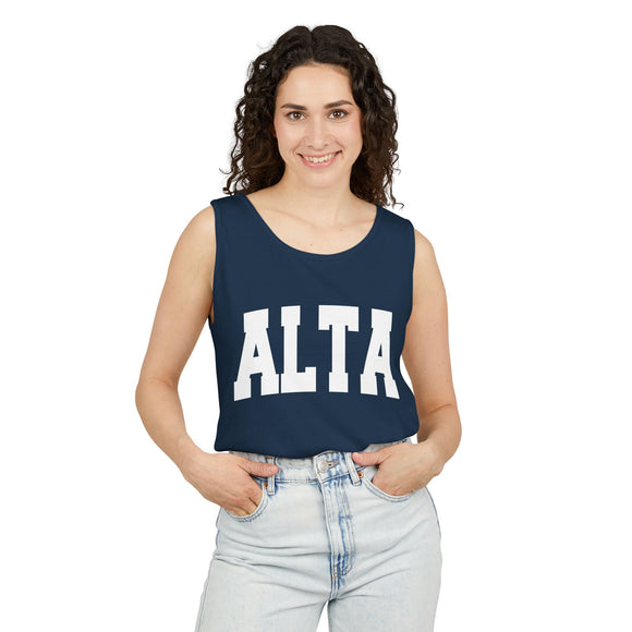 Alta, Utah Tank Top Unisex | Comfort Colors - 100% Cotton