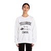 Telluride, Colorado Sweatshirt - Colorado Cowgirl Graphic Crewneck