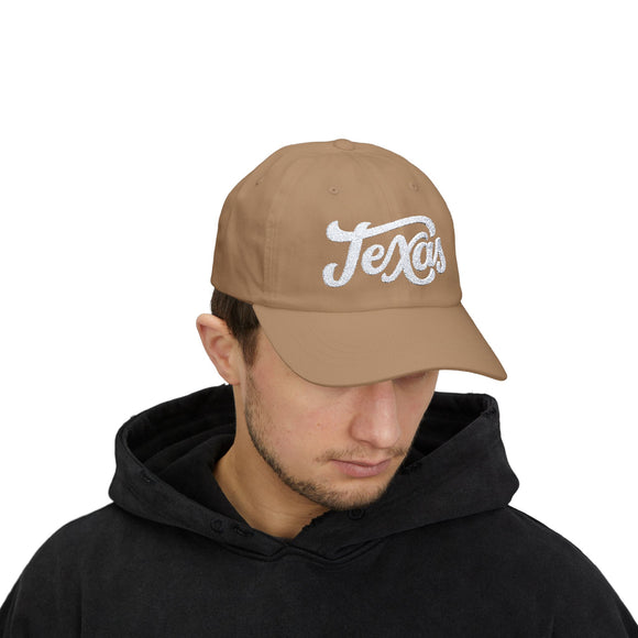 Texas Dad Hat - Embroidered Texas Classic Dad Cap