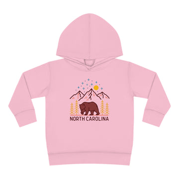 Buy pink North Carolina Toddler Hoodie - Unisex North Carolina Toddler Sweatshirt