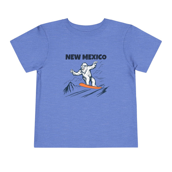 New Mexico Yeti Snowboard Toddler Tee