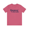Denver, Colorado Graphic Tee, Casual T-Shirt, Vintage Style Shirt