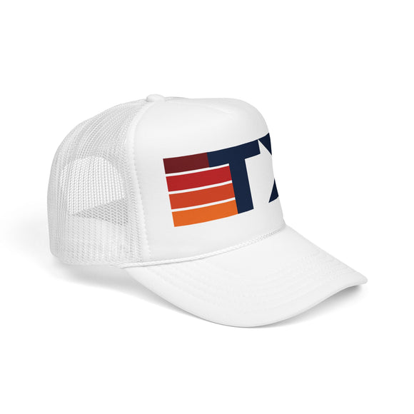 Texas Trucker Hat - TX Abbr retro cap