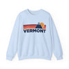 Vermont Sweatshirt Retro Mountains, Vermont Unisex Crewneck, Vintage Cozy Jumper, Gift for Outdoor Lovers