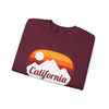 California Sweatshirt - Unisex Retro Ombre California Crewneck Sweatshirt