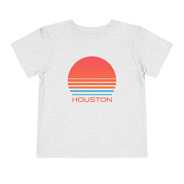 Houston, Texas Toddler T-Shirt - Retro 80s Toddler Houston Shirt