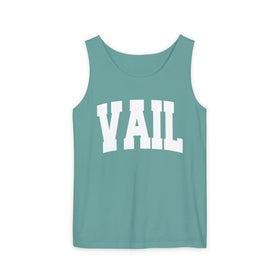 Vail, Colorado Tank Top Unisex | Comfort Colors - 100% Cotton - 0